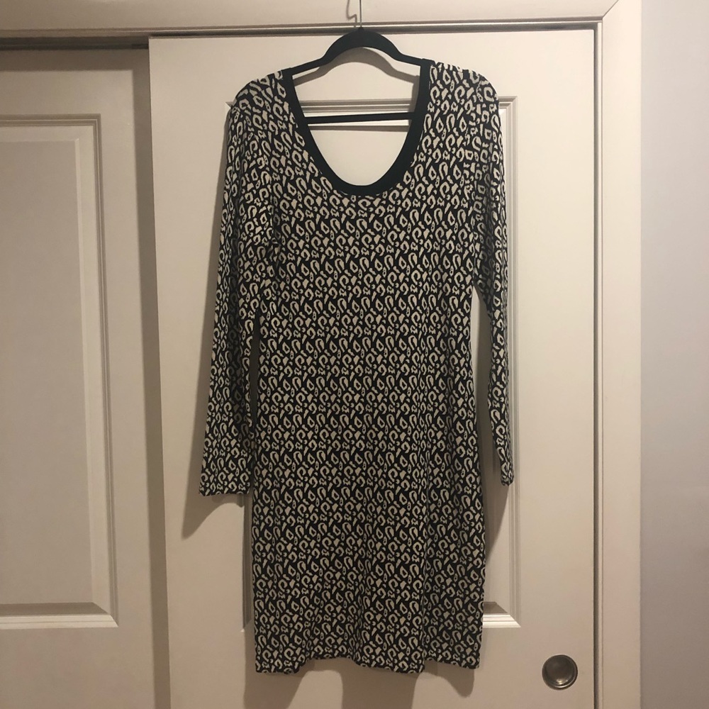 Leopard black and white dress!